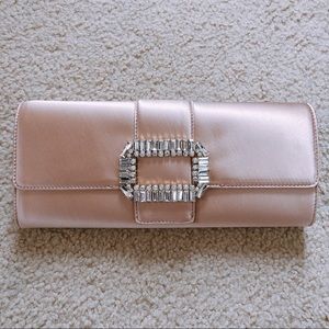 Karl Lagerfeld Paris Satin Clutch